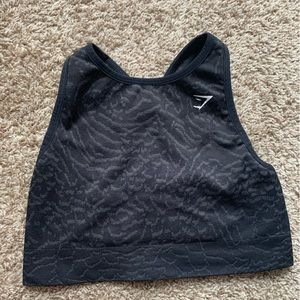 Adapt animal print Gym Shark Bra